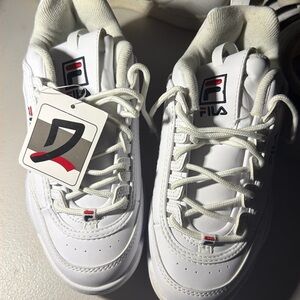Fila Classic White High-Top Sneakers